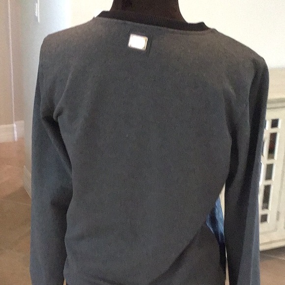 Madness National faux leather/sequin front top, long sleeves, size medium - Picture 12 of 14